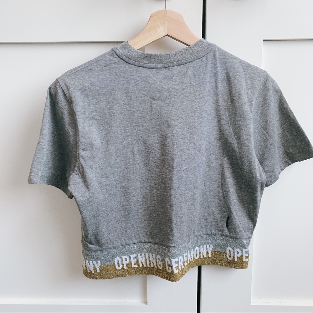 Opening ceremony cropped top